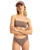 The Roxy Womens Lasca Hipster Bikini Bottoms in Deep Taupe