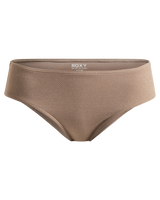 The Roxy Womens Lasca Hipster Bikini Bottoms in Deep Taupe