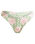 The Roxy Womens Hibiscus Daze High Leg Cheeky Bikini Bottoms in Basil Party Waves