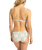 The Roxy Womens Hibiscus Daze Hipster Bikini Bottoms in Basil Party Waves