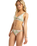 The Roxy Womens Hibiscus Daze Hipster Bikini Bottoms in Basil Party Waves