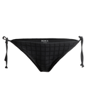 The Roxy Womens Camilo Tie Side Bikini Bottoms in Anthracite