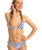 The Roxy Womens Artsy Tile Tie Side Cheeky Bikini Bottoms in Dazzling Blue Tile