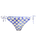 The Roxy Womens Artsy Tile Tie Side Cheeky Bikini Bottoms in Dazzling Blue Tile