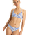 The Roxy Womens Artsy Tile Hipster Bikini Bottoms in Dazzling Blue Tile
