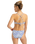 The Roxy Womens Artsy Tile Hipster Bikini Bottoms in Dazzling Blue Tile