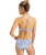 The Roxy Womens Artsy Tile Hipster Bikini Bottoms in Dazzling Blue Tile