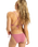 The Roxy Womens Beach Classics Tie Side Bikini Bottoms in Heather Rose