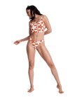 Hazy Days Cheeky Bikini Bottoms in Ginger Spice Flora