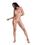 Hazy Days Cheeky Bikini Bottoms in Ginger Spice Flora