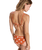 Hazy Days Moderate Bikini Bottoms in Ginger Spice Flores