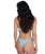 Wildside Paisley Tanga Cheeky Bikini Bottoms in Oil Green Wildside Paisley