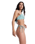Wildside Paisley Tanga Cheeky Bikini Bottoms in Oil Green Wildside Paisley