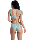 Wildside Paisley Moderate Bikini Bottoms in Oil Green Wildside Paisley