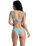 Wildside Paisley Moderate Bikini Bottoms in Oil Green Wildside Paisley