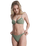 Love Cheeky Bikini Bottoms in Oil Green