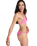 Paradise Cheeky Bikini Bottoms in Sangria Sunset