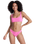 Paradise Moderate Bikini Bottoms in Sangria Sunset