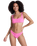 Paradise Moderate Bikini Bottoms in Sangria Sunset