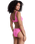 Paradise Moderate Bikini Bottoms in Sangria Sunset