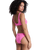 Paradise Moderate Bikini Bottoms in Sangria Sunset
