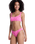 Paradise Moderate Bikini Bottoms in Sangria Sunset