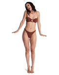 Sunshine Cheeky Bikini Bottoms in Cappuccino