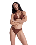 Sunshine Moderate Bikini Bottoms in Cappuccino