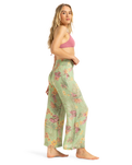 The Roxy Into The Sun Beach Trousers in Foam Green Coastal | Available at Anns Cottage