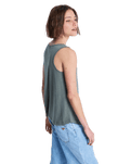 The Roxy Womens Saturdaze Vest in Agave Green