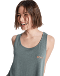 The Roxy Womens Saturdaze Vest in Agave Green