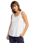 The Roxy Womens Saturdaze Vest in Snow White