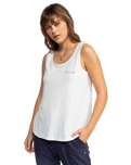 The Roxy Womens Saturdaze Vest in Snow White