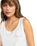 The Roxy Womens Saturdaze Vest in Snow White