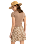 The Roxy Womens Beach Love T-Shirt in Portabella