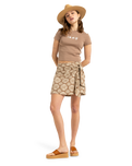 The Roxy Womens Beach Love T-Shirt in Portabella