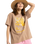 The Roxy Womens Sunny Oversize T-Shirt in Portabella
