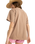 The Roxy Womens Sunny Oversize T-Shirt in Portabella