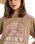 The Roxy Womens Hangloose Poster T-Shirt in Portabella