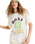 The Roxy Womens Hangloose Poster T-Shirt in Egret