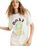 The Roxy Womens Hangloose Poster T-Shirt in Egret