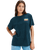 The Roxy Womens Sunnyoversize T-Shirt in Anthracite