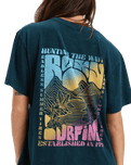 The Roxy Womens Sunnyoversize T-Shirt in Anthracite
