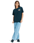 The Roxy Womens Sunnyoversize T-Shirt in Anthracite