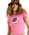 The Roxy Womens Beach Love T-Shirt in Pinkcosmos