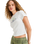 The Roxy Womens Beach Love T-Shirt in Egret