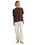 The Roxy Womens Essential Energy Timeless T-Shirt in Huckleberry