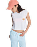 Salt Blocks Muscle Vest in Coconut Milk