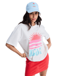 Hangloose Poster T-Shirt in Coconut Milk