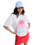 Hangloose Poster T-Shirt in Coconut Milk